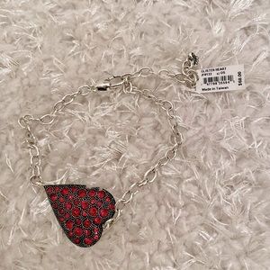 Glisten Heart Bracelet by Brighton. Never worn.